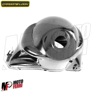 MF0470 CUFFIA MOTORE EFFETTO CARBONIO CARBONE VESPA 50 SPECIAL PK S XL 125 ET3 PRIMAVERA APE