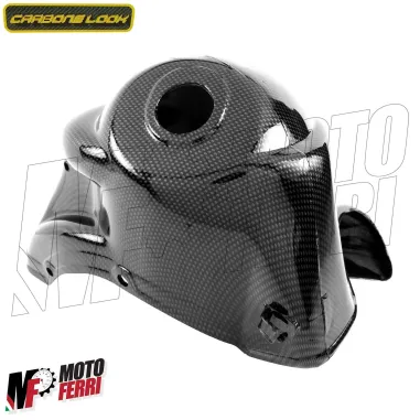 MF0470 CUFFIA MOTORE EFFETTO CARBONIO CARBONE VESPA 50 SPECIAL PK S XL 125 ET3 PRIMAVERA APE