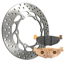 MF4917 Disco Freno Posteriore + Pastiglie Malossi Synt Yamaha TMax 500 2004/2011