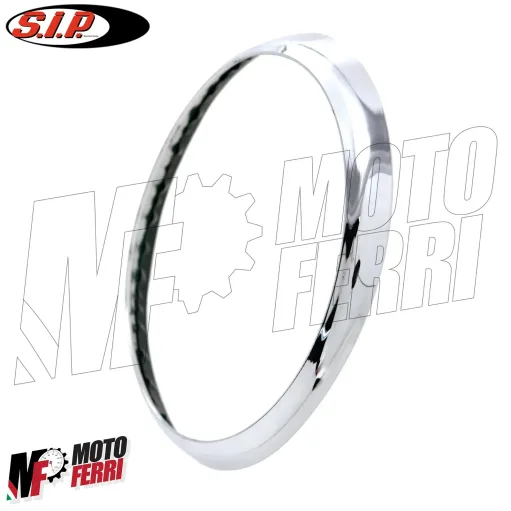 MF4921 Cornice Ghiera Cromata Faro Anteriore SIP Vespa GTS 125 300 Super Sport