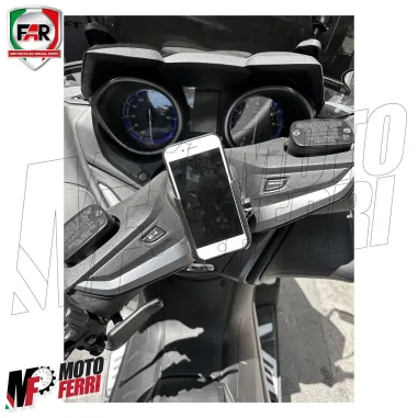 MF1965 Supporto Porta Smartphone FAR USB per TMax 530 560 dal 2012 al 2021