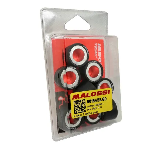 MF4925 Rulli Malossi 12 gr Variatore Originale e Multivar Beverly 350 25X15,9