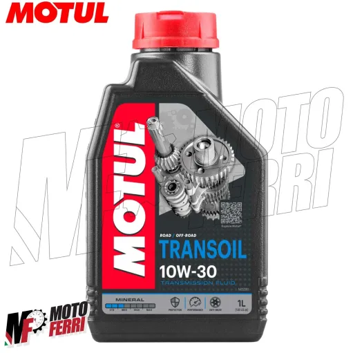 MF4929 - 1Lt Motul Transoil 10W-30 Minerale Frizione a Bagno D'Olio Moto Scooter