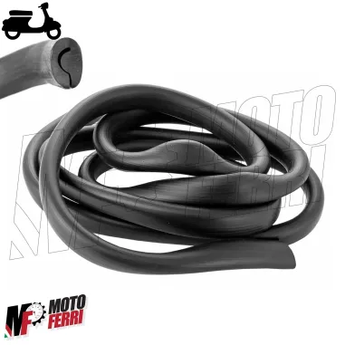 MF1076 Profilo Bordo Scudo in Gomma Vespa 50 Special R L N PK S XL HP 125 ET3 Primavera 125 150 200 PX PE