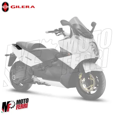 MF4945 Maniglia Passeggero Destra Nero Lucido Originale Gilera GP800 2006 / 2013