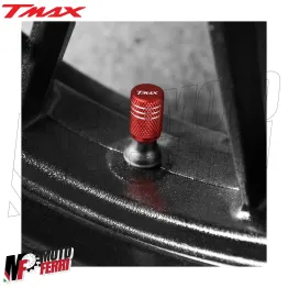MF4950 Tappi Coprivalvola Valvola Penumatico CNC Rosso Yamaha TMax 500 530 560 2