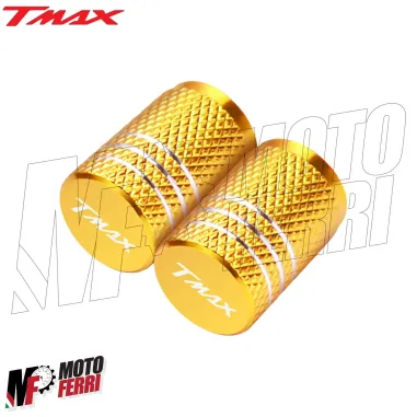 MF4950 Tappi Coprivalvola Valvola Penumatico CNC Oro Yamaha TMax 500 530 560