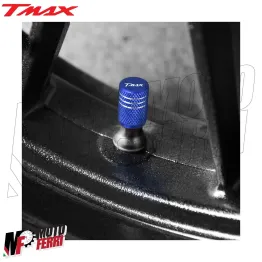 MF4950 Tappi Coprivalvola Valvola Penumatico CNC Blu Yamaha TMax 500 530 560 2