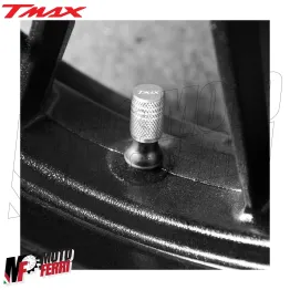 MF4950 Tappi Coprivalvola Valvola Penumatico CNC Argento Yamaha TMax 500 530 560 2