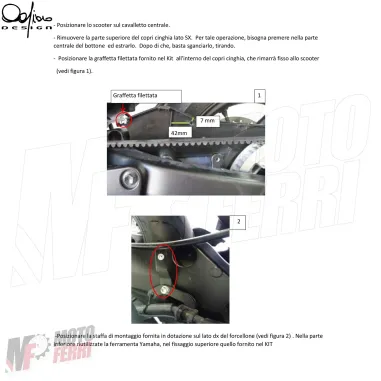 MF2488 Parafango Ruota Posteriore Sport Yamaha TMax 530 560 dal 2017 al 2025