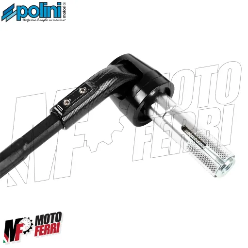 MF4955 Paraleva Polini Protezione Leva Freno Nero Universale Scooter Aerox F12