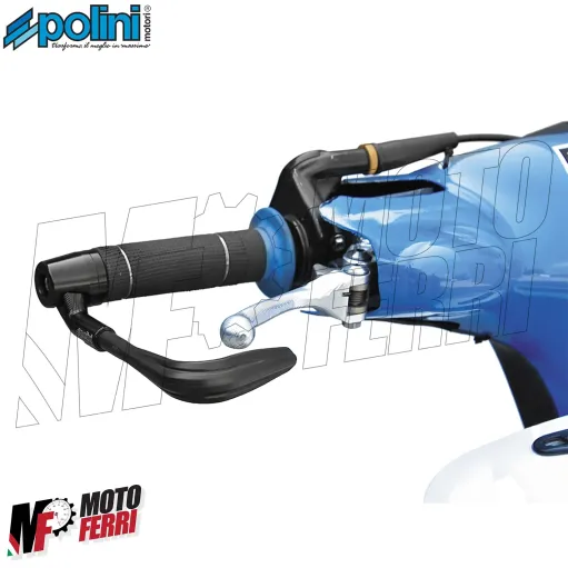 MF4955 Paraleva Polini Protezione Leva Freno Nero Universale Scooter Aerox F12