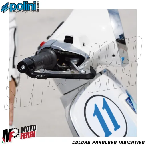 MF4956 - Paraleva Polini Protezione Leva Freno Blu Universale Scooter Aerox F12
