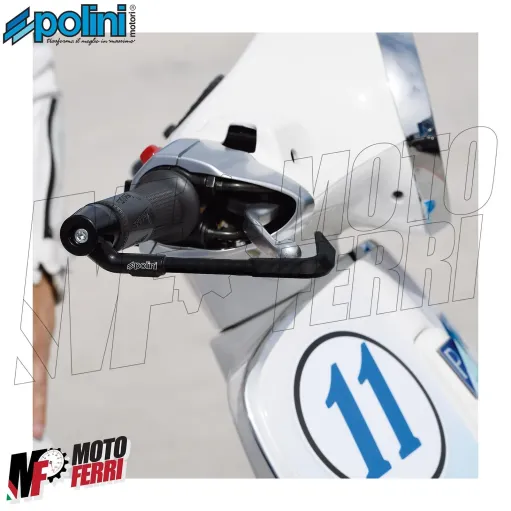 MF4955 Paraleva Polini Protezione Leva Freno Nero Universale Scooter Aerox F12