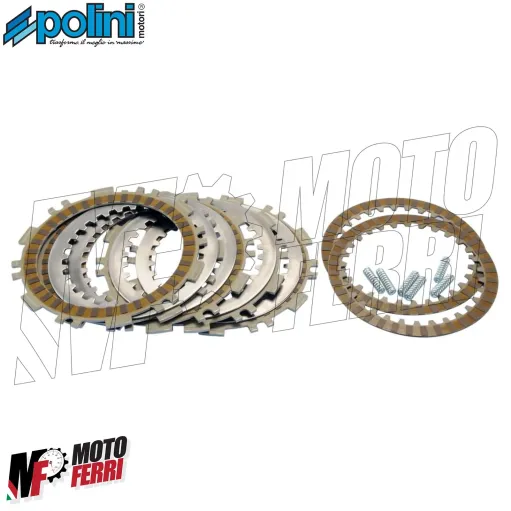 Serie Dischi Frizione Polini con Molle Rinforzate Yamaha TMax 500 da 2001 a 2011
