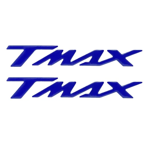 MF4969 Kit 2 Adesivi Blu Resina 3D Carena Posteriore Yamaha TMax 500 530 560