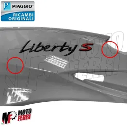 MF4972 Carena Posteriore Sinistra Grigio Materia Piaggio Liberty S 50 125 iGet 2