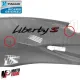 MF4972 Carena Posteriore Sinistra Grigio Materia Piaggio Liberty S 50 125 iGet