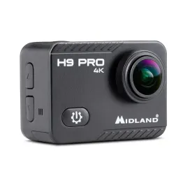 MF4973 Action Cam Midland H9 PRO Videocamera 4K 30fps Impermeabile Moto MTB