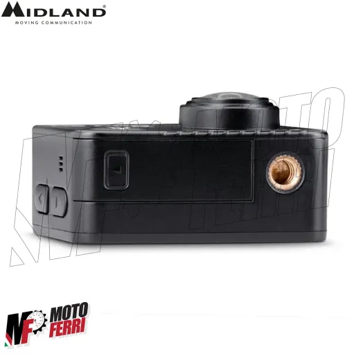 MF4973 Action Cam Midland H9 PRO Videocamera 4K 30fps Impermeabile Moto MTB