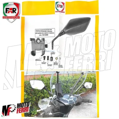 MF4974 Supporto Porta Smartphone Telefono FAR per Honda SH 125 150 300 350
