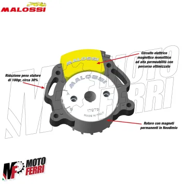MF1584 Accensione rotore interno selettra Malossi Team 2 MHR AM345 AM6 Derbi