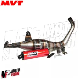 MF2274 Marmitta Minarelli AM6 MVT S-Race Scarico EC12 per Motore 70 / 90 CC 2T 2