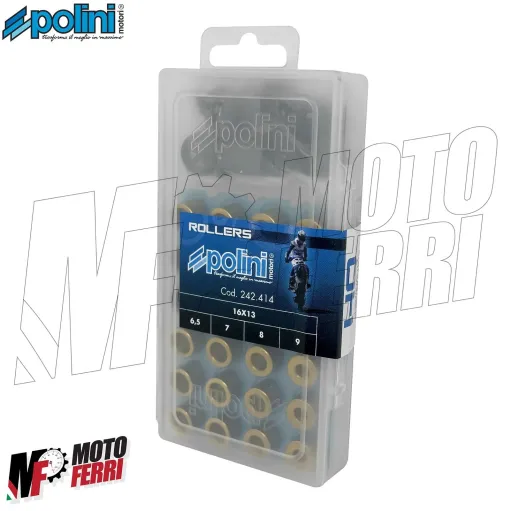 MF3798 Kit Rulli Variatore 16x13 Polini Grammi 6,5 / 7 / 8 / 9 Scooter 50cc