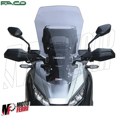 MF4988 Cupolino Fumè Alto Touring Faco per Honda X-Adv 750 mod 2017 / 2020