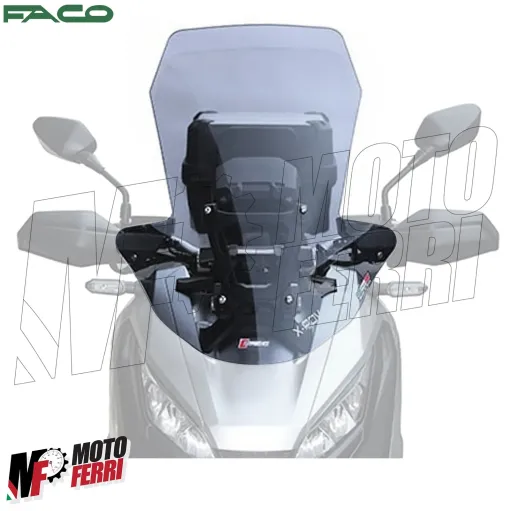 MF4988 Cupolino Fumè Alto Touring Faco per Honda X-Adv 750 mod 2017 / 2020