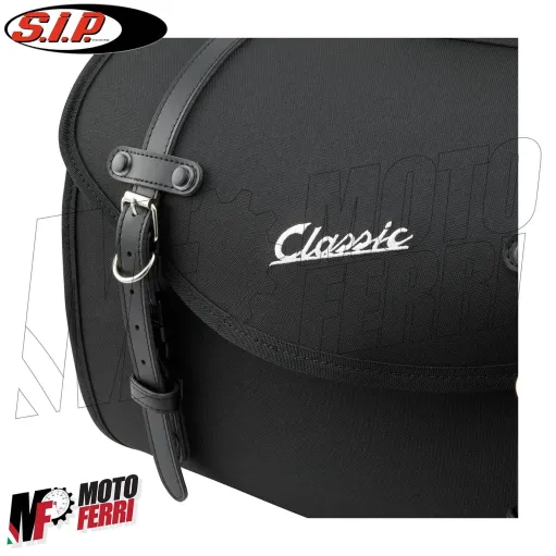 MF4991 Borsa SIP Classic Valigia Nero 35Lt per Portapacchi Universale Vespa