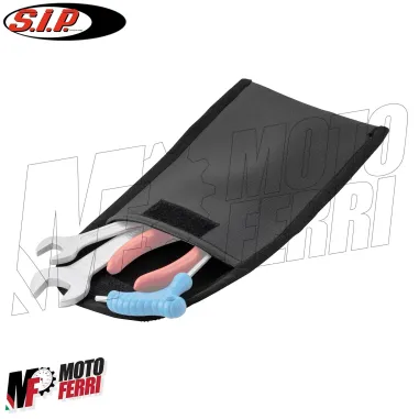 MF4991 Borsa Portattrezzi SIP Classic Nero Universale Vespa Ciclomotre Moto