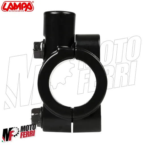 MF4997 Attacco Specchietto Lampa per Manubrio Moto Ø 22mm Filetto M10 Dx