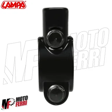 MF4997 Attacco Specchietto Lampa per Manubrio Moto Ø 22mm Filetto M10 Dx