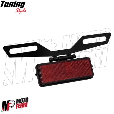MF4999 - Catadritto catarifrangente Omologato per Portatarga Moto Universale