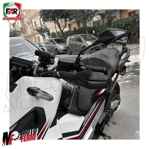 MF4500 Specchietti FAR Nero Carbon Look Omologati per Honda X-ADV 750 2017/2024