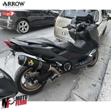 MF2006 Marmitta Scarico + Collettori Arrow Race-Tech Dark Yamaha TMax 530 560