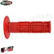 MF0798 Manopole Domino Rosso Soft Grips Universali per Cross Enduro Honda KTM
