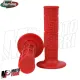 MF0798 Manopole Domino Rosso Soft Grips Universali per Cross Enduro Honda KTM