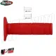 MF0798 Manopole Domino Rosso Soft Grips Universali per Cross Enduro Honda KTM