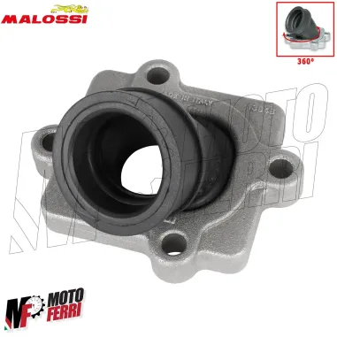 MF2713 Collettore Carburatore PHBG 19 / 21 Malossi X360 Yamaha Minarelli 50 2T