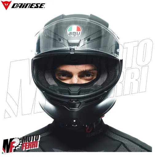 MF5008 Sottocasco Dainese Dry Balaclava Traspirante Anti Vento per Moto Scooter