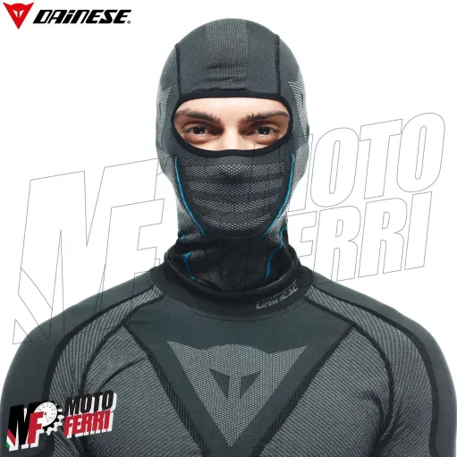 MF5008 Sottocasco Dainese Dry Balaclava Traspirante Anti Vento per Moto Scooter