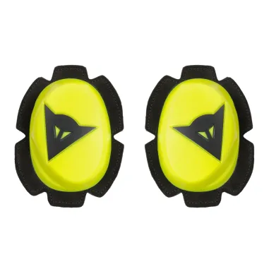 MF5009 Saponette Tuta Dainese Pista Knee Slider Giallo Fluo Moto Racing