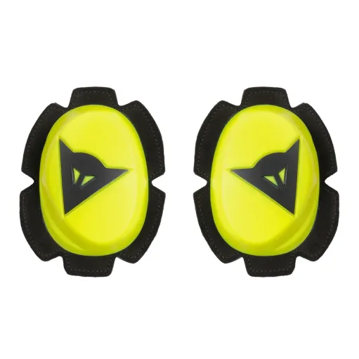 MF5009 Saponette Tuta Dainese Pista Knee Slider Giallo Fluo Moto Racing
