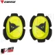MF5009 Saponette Tuta Dainese Pista Knee Slider Giallo Fluo Moto Racing