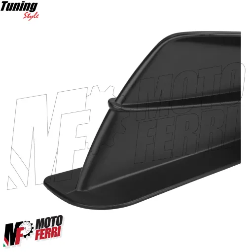 MF5012 Spoiler Ali Aerodinamiche per Carene Moto + 2 Adesivi Bandiera Italia