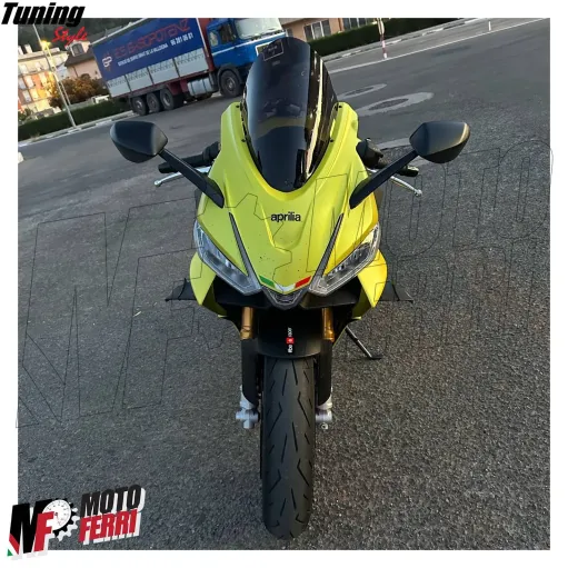 MF5012 Spoiler Ali Aerodinamiche per Carene Moto + 2 Adesivi Bandiera Italia