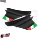 MF5012 Spoiler Ali Aerodinamiche per Carene Moto + 2 Adesivi Bandiera Italia