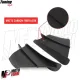 MF5013 Spoiler Ali Aerodinamiche Carbon Look per Carene Moto + Adesivi Bandiera
